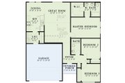 Traditional Style House Plan - 3 Beds 2 Baths 1250 Sq/Ft Plan #17-433 
