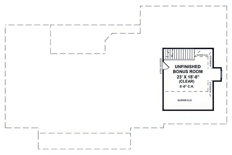 Architectural House Design - Floor Plan - Upper Floor for Country House Plan #21-631 - 4 bed, 3.5 bath