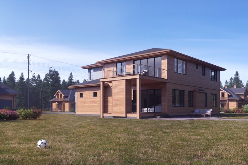 Dream House Plan - Right Rear