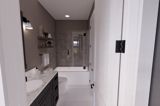 Interior - Bathroom for Farmhouse House Plan #51-1324 - 4 bed, 3 bath