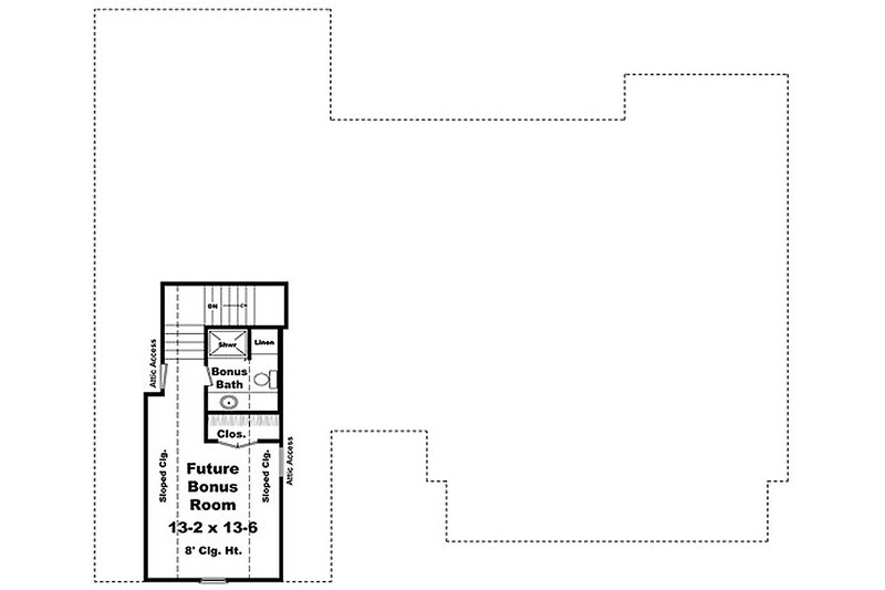 Home Plan - Floor Plan - Upper Floor for Traditional House Plan #21-290 - 4 bed, 2.5 bath