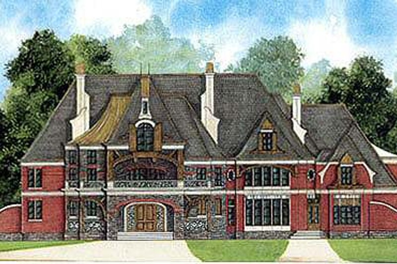 Dream House Plan - European Exterior - Front Elevation Plan #119-339