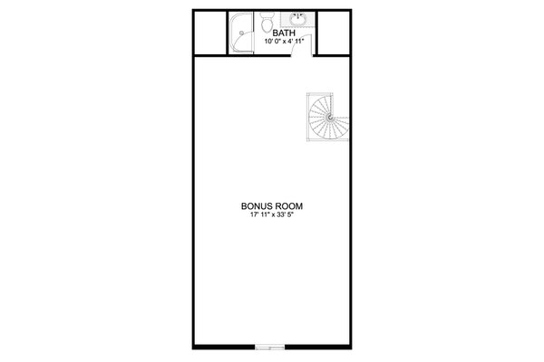 Architectural House Design - Ranch Floor Plan - Upper Floor Plan #1060-400