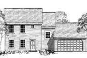 Traditional Style House Plan - 3 Beds 2.5 Baths 1382 Sq/Ft Plan #303-344 