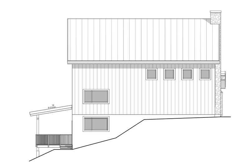 House Design - Exterior - Other Elevation for Cabin House Plan #1086-25 - 6 bed, 4 bath