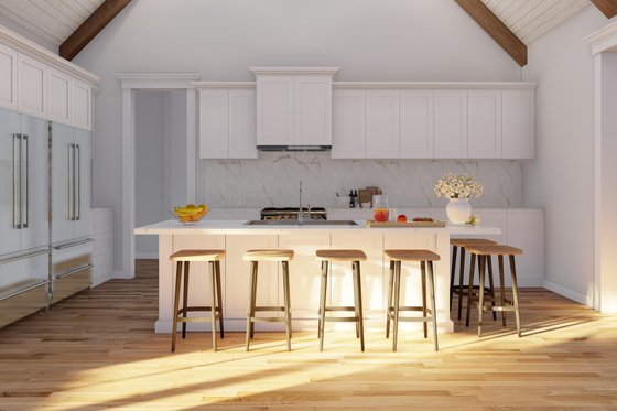 Interior - Kitchen for European House Plan #923-80 - 3 bed, 2.5 bath