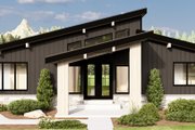 Contemporary Style House Plan - 3 Beds 2 Baths 3336 Sq/Ft Plan #1064-387 Exterior 