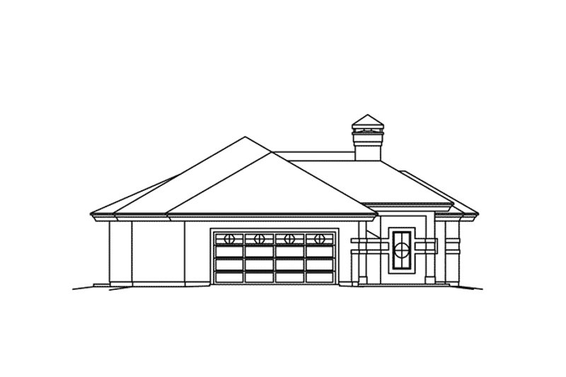 Dream House Plan - Exterior - Other Elevation for Modern House Plan #57-688 - 3 bed, 2 bath
