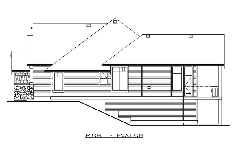 House Design - Exterior - Other Elevation 1 for Craftsman House Plan #1100-118 - 1 bed, 1.5 bath