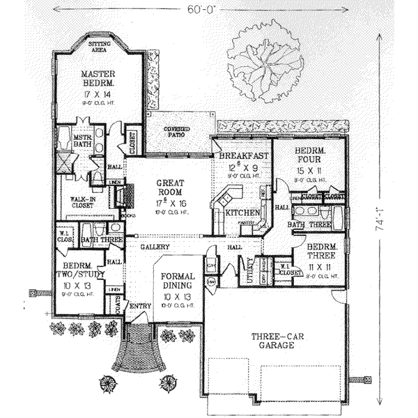 Architectural House Design - European Floor Plan - Main Floor Plan #310-527
