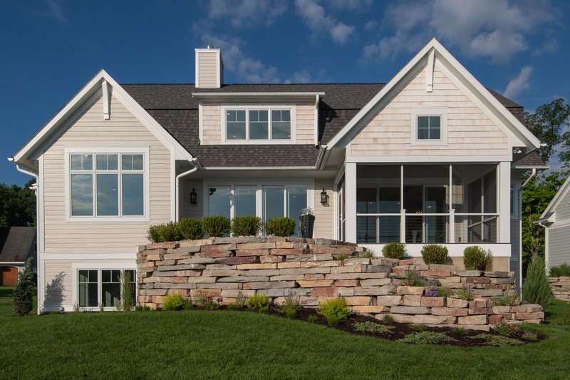 Architectural House Design - Exterior - Rear Elevation for Colonial House Plan #928-334 - 3 bed, 3.5 bath