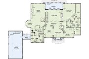 European Style House Plan - 4 Beds 5 Baths 7338 Sq/Ft Plan #17-2278 Floor 
