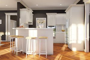 Interior - Kitchen 1 for Country House Plan #17-421 - 4 bed, 3 bath