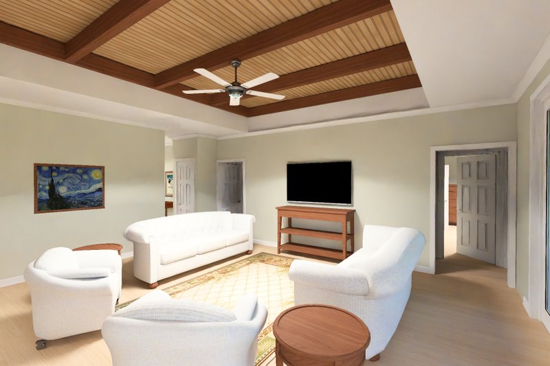 Dream House Plan - Interior - Family Room 3 for Farmhouse House Plan #513-2482 - 3 bed, 2.5 bath