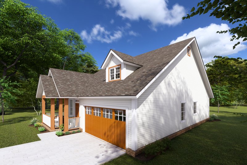 House Plan Design - Exterior - Other Elevation for Cottage House Plan #513-2089 - 3 bed, 2 bath