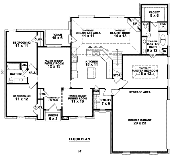 European Floor Plan - Main Floor Plan #81-947