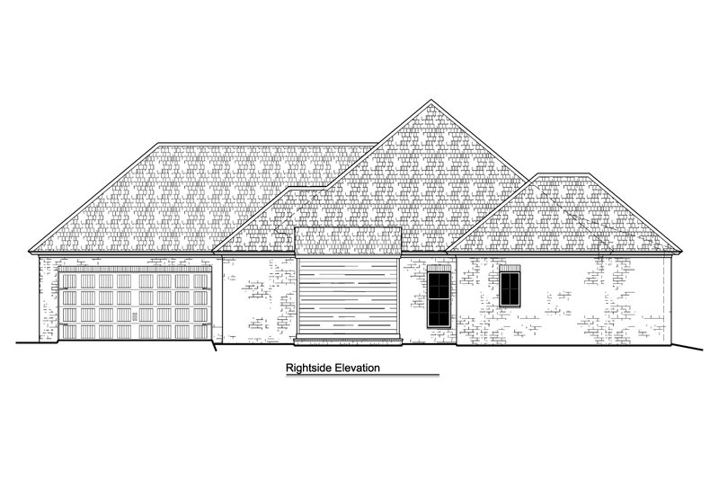 Architectural House Design - Exterior - Other Elevation 1 for Traditional House Plan #1081-17 - 4 bed, 3 bath