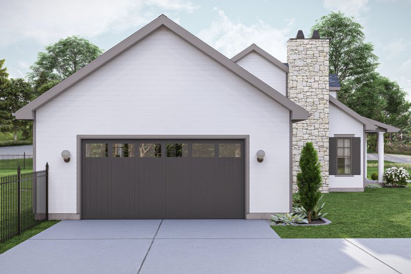 Dream House Plan - Exterior - Other Elevation for Colonial House Plan #455-491 - 3 bed, 2 bath