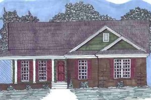 Country Exterior - Front Elevation Plan #69-141