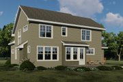 Traditional Style House Plan - 3 Beds 2.5 Baths 2167 Sq/Ft Plan #51-1201 