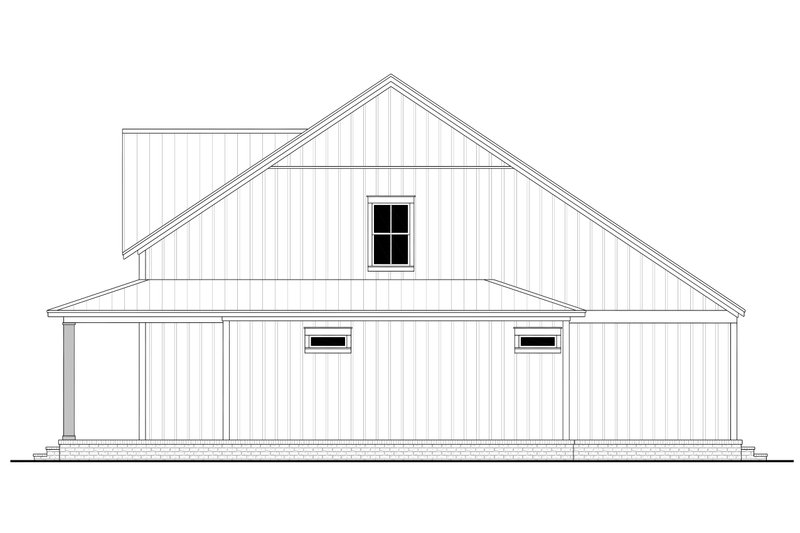 Architectural House Design - Exterior - Other Elevation 1 for Country House Plan #430-339 - 4 bed, 3 bath