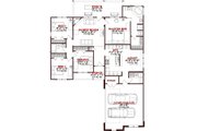 Traditional Style House Plan - 4 Beds 2 Baths 1636 Sq/Ft Plan #63-312 