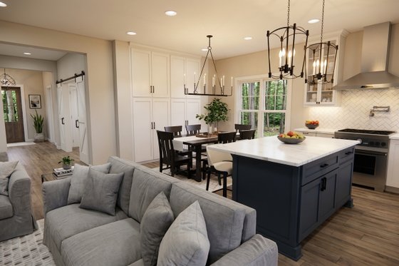 Interior - Kitchen for Craftsman House Plan #51-1531 - 3 bed, 2 bath