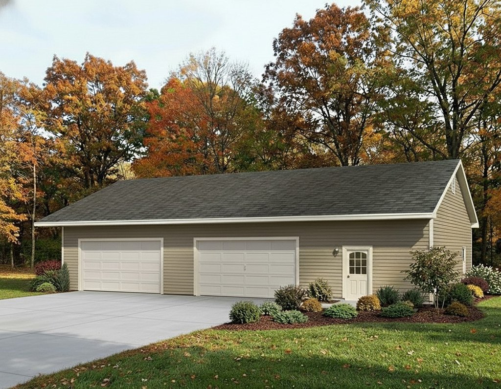 Exterior - Front Elevation 2 for Modern House Plan #22-417, 0 bath