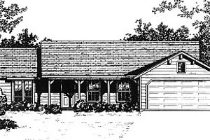 Traditional Exterior - Front Elevation Plan #14-143