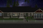 Ranch Style House Plan - 2 Beds 3 Baths 1730 Sq/Ft Plan #126-163 