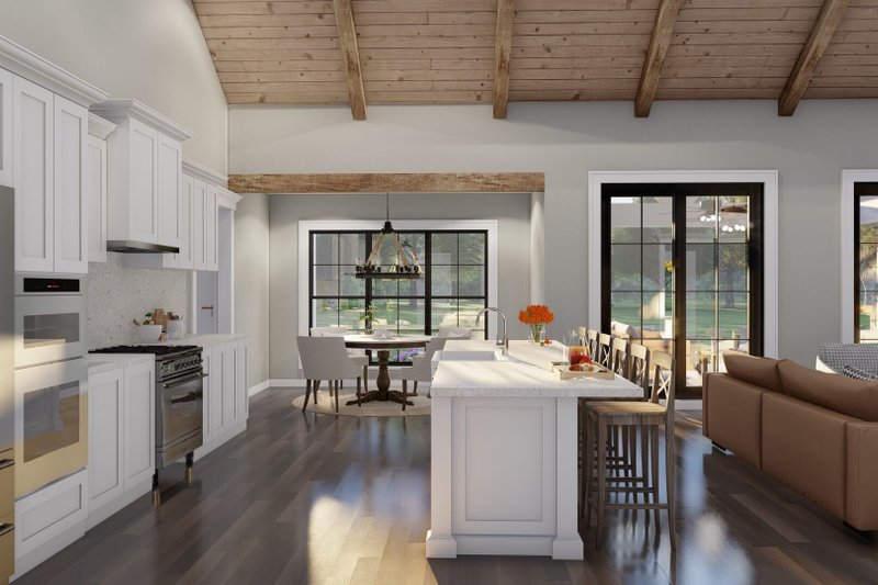 House Design - Interior - Kitchen for Farmhouse House Plan #923-409 - 3 bed, 2.5 bath