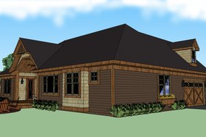 Exterior - Other Elevation 1 for Craftsman House Plan #51-511 - 4 bed, 3 bath