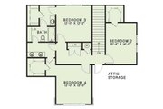 European Style House Plan - 4 Beds 2.5 Baths 2784 Sq/Ft Plan #17-284 