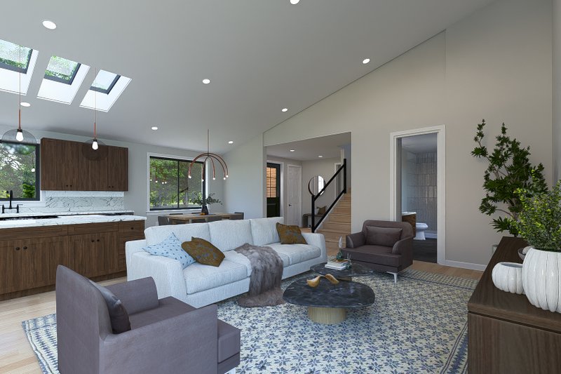Home Plan - Interior - Family Room 1 for Modern House Plan #1060-236 - 4 bed, 4 bath