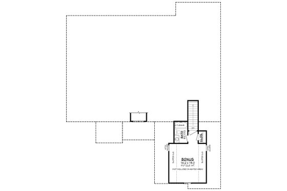 Floor Plan - Other Floor for Farmhouse House Plan #430-281 - 3 bed, 2.5 bath