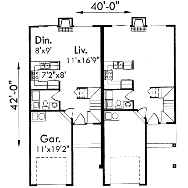 Traditional Floor Plan - Main Floor Plan #303-355