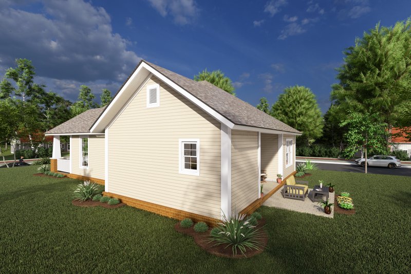 Cottage Style House Plan - 2 Beds 2 Baths 1147 Sq/Ft Plan #513-2084 ...