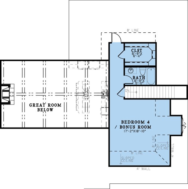 Architectural House Design - Craftsman Floor Plan - Upper Floor Plan #923-347