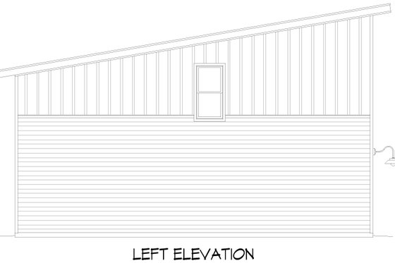 Exterior - Other Elevation for Farmhouse House Plan #932-1060 - 3 bed, 1 bath