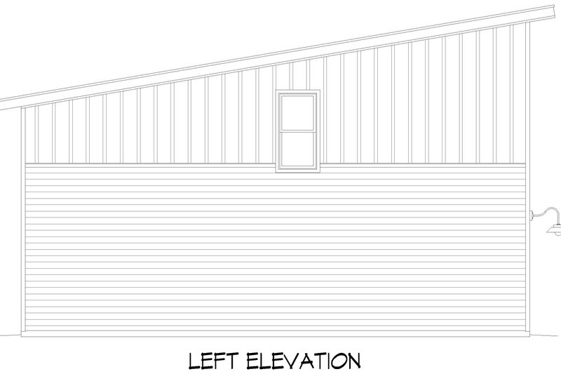 House Design - Exterior - Other Elevation for Farmhouse House Plan #932-1060 - 3 bed, 1 bath