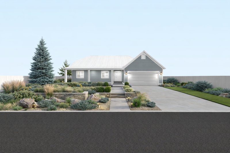 House Blueprint - Exterior - Front Elevation 6 for Farmhouse House Plan #1060-478 - 3 bed, 2.5 bath