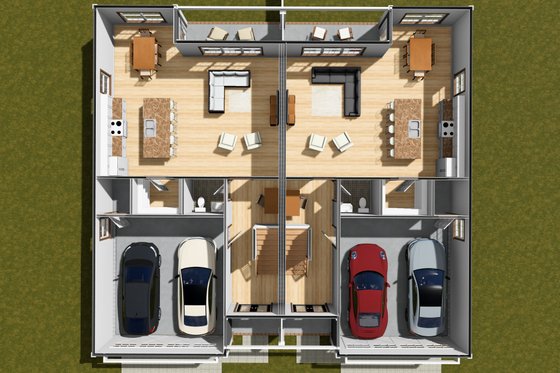 Floor Plan - Main Floor 1 for Traditional House Plan #513-2317 - 4 bed, 3.5 bath