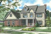 Traditional Style House Plan - 4 Beds 3.5 Baths 2952 Sq/Ft Plan #17-401 