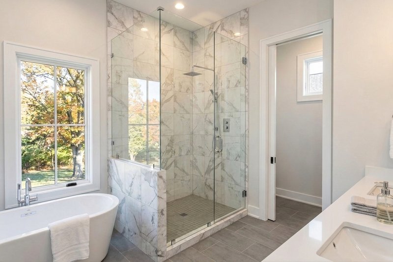 Architectural House Design - Interior - Master Bathroom 1 for Farmhouse House Plan #51-1549 - 4 bed, 3.5 bath
