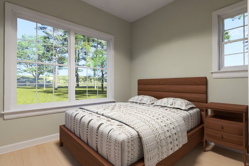 Home Plan - Interior - Bedroom for Cottage House Plan #513-2480 - 2 bed, 2 bath