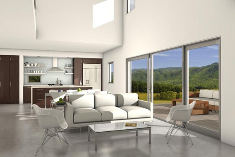 Architectural House Design - Modern Family Room