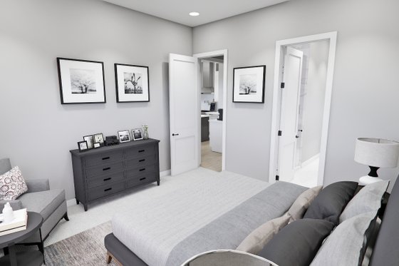 Interior - Master Bedroom 1 for Craftsman House Plan #51-1289 - 3 bed, 3.5 bath