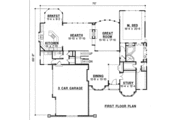 Traditional Style House Plan - 4 Beds 3.5 Baths 4282 Sq/Ft Plan #67-753 