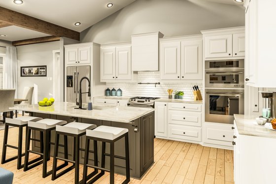 Country Interior - Kitchen Plan #406-9659