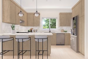 Interior - Kitchen for Craftsman House Plan #1105-4 - 3 bed, 2.5 bath